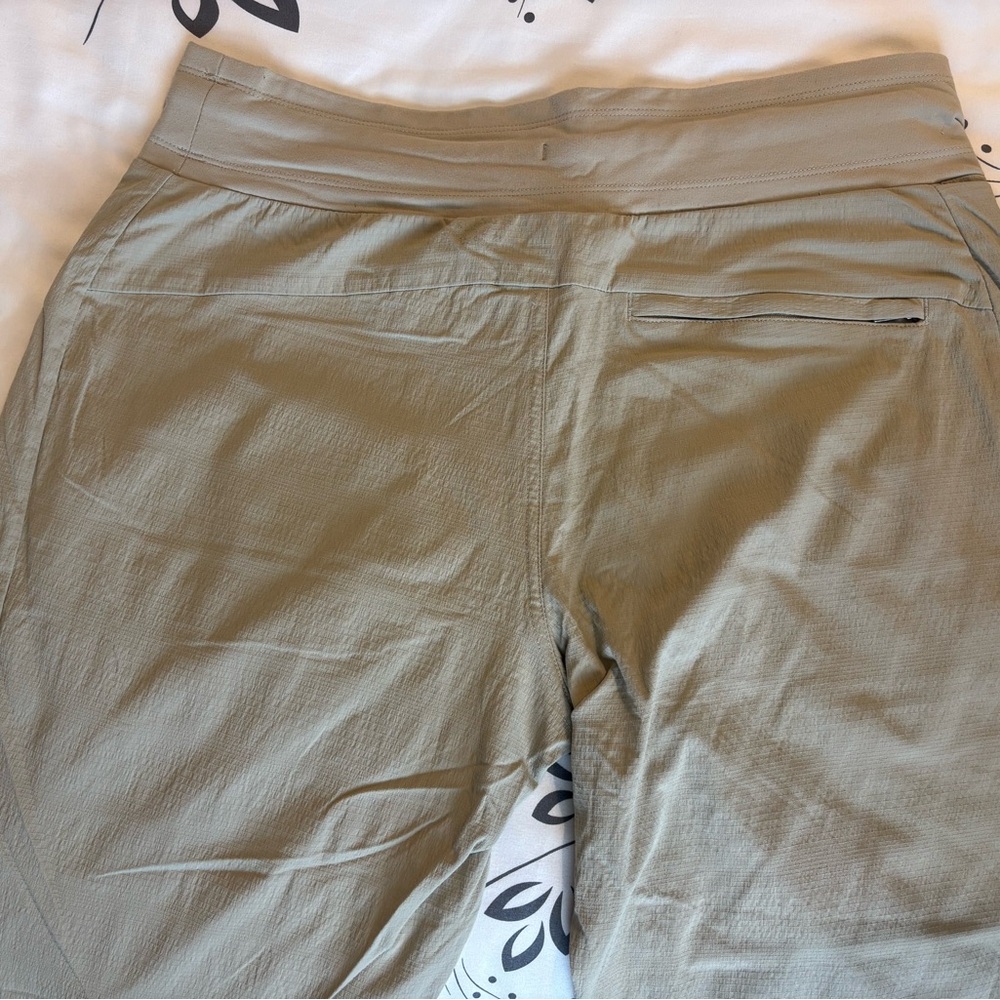 Athleta Tan Track Pants with Zipper Pocket - Picture 5 of 5